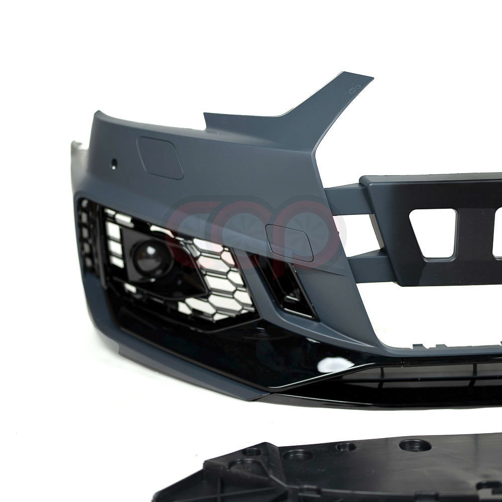 B9 Front Bumper RS4 Bumper V1 Both Styles Included Non-ACC | Audi B9 A4 Non S-Line, A4 S-Line, S4 | Canadian Auto Performance
