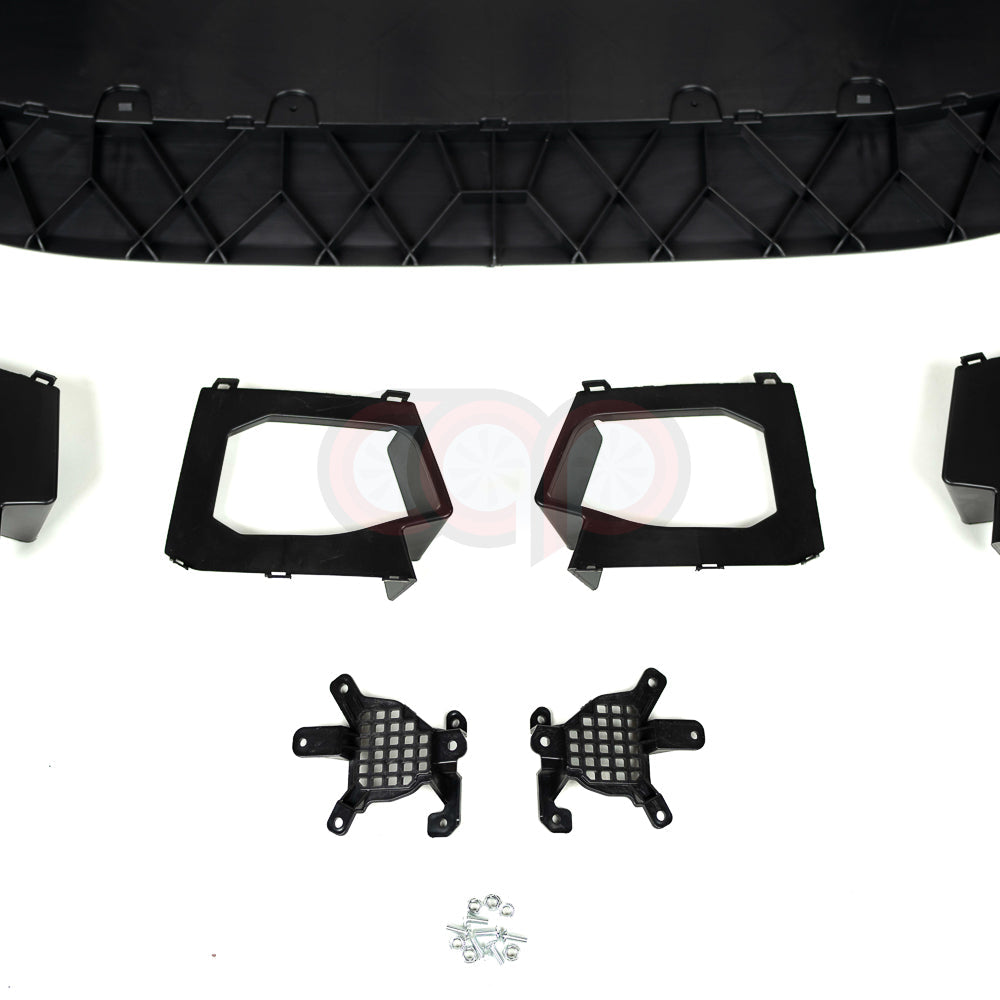 B9 Front Bumper RS4 Bumper V1 Both Styles Included Non-ACC | Audi B9 A4 Non S-Line, A4 S-Line, S4 | Canadian Auto Performance