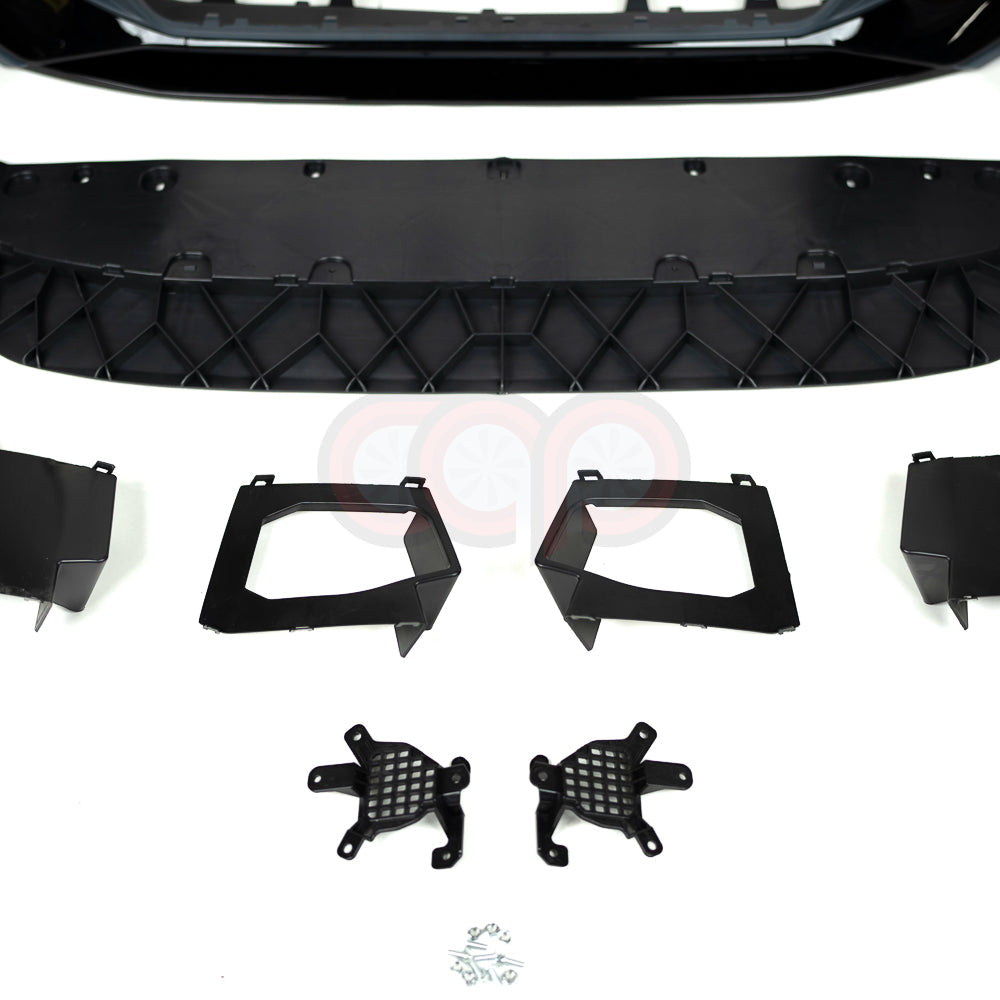 B9 Front Bumper RS4 Bumper V1 Both Styles Included Non-ACC | Audi B9 A4 Non S-Line, A4 S-Line, S4 | Canadian Auto Performance