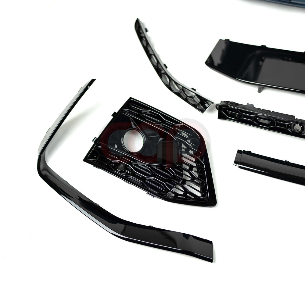 B9 Front Bumper RS4 Bumper V1 Both Styles Included Non-ACC | Audi B9 A4 Non S-Line, A4 S-Line, S4 | Canadian Auto Performance