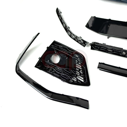 B9 Front Bumper RS4 Bumper V1 Both Styles Included Non-ACC | Audi B9 A4 Non S-Line, A4 S-Line, S4 | Canadian Auto Performance