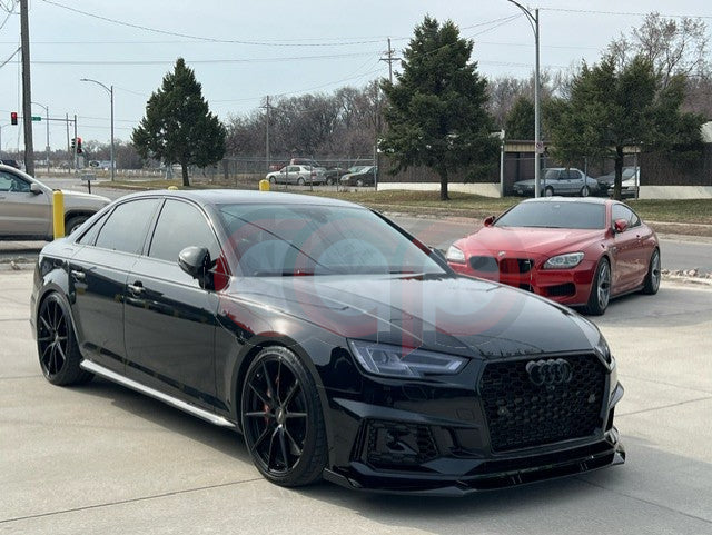 B9 Front Bumper RS4 Bumper V1 Both Styles Included Non-ACC | Audi B9 A4 Non S-Line, A4 S-Line, S4 | Canadian Auto Performance