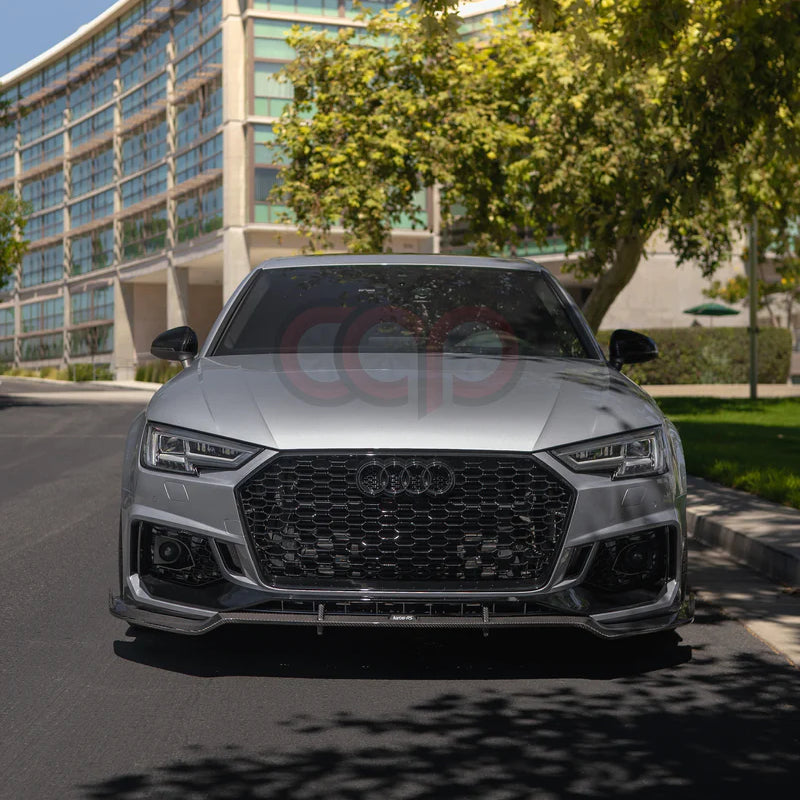 B9 Front Bumper RS4 Bumper V2 RS4 Grille Black Frame Black Mesh Both Styles Included Non-ACC | Audi B9 A4, S4 | Canadian Auto Performance