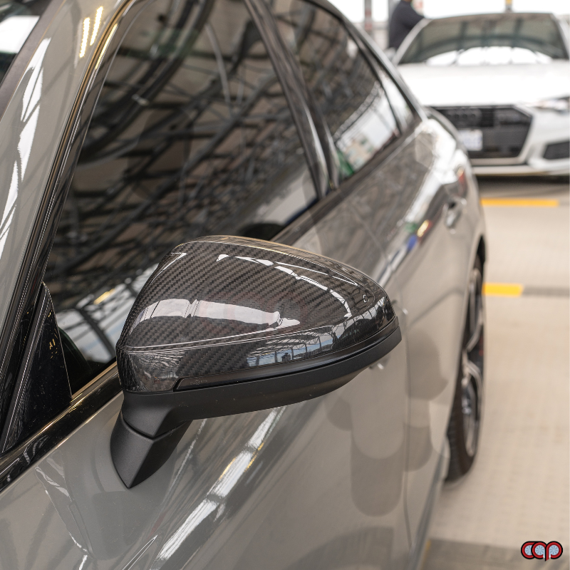 B9/B9.5 RS5 Dry Carbon Fiber Mirror Covers Pair V2 | Audi B9/B9.5 A4, S4, A5, S5 | Canadian Auto Performance