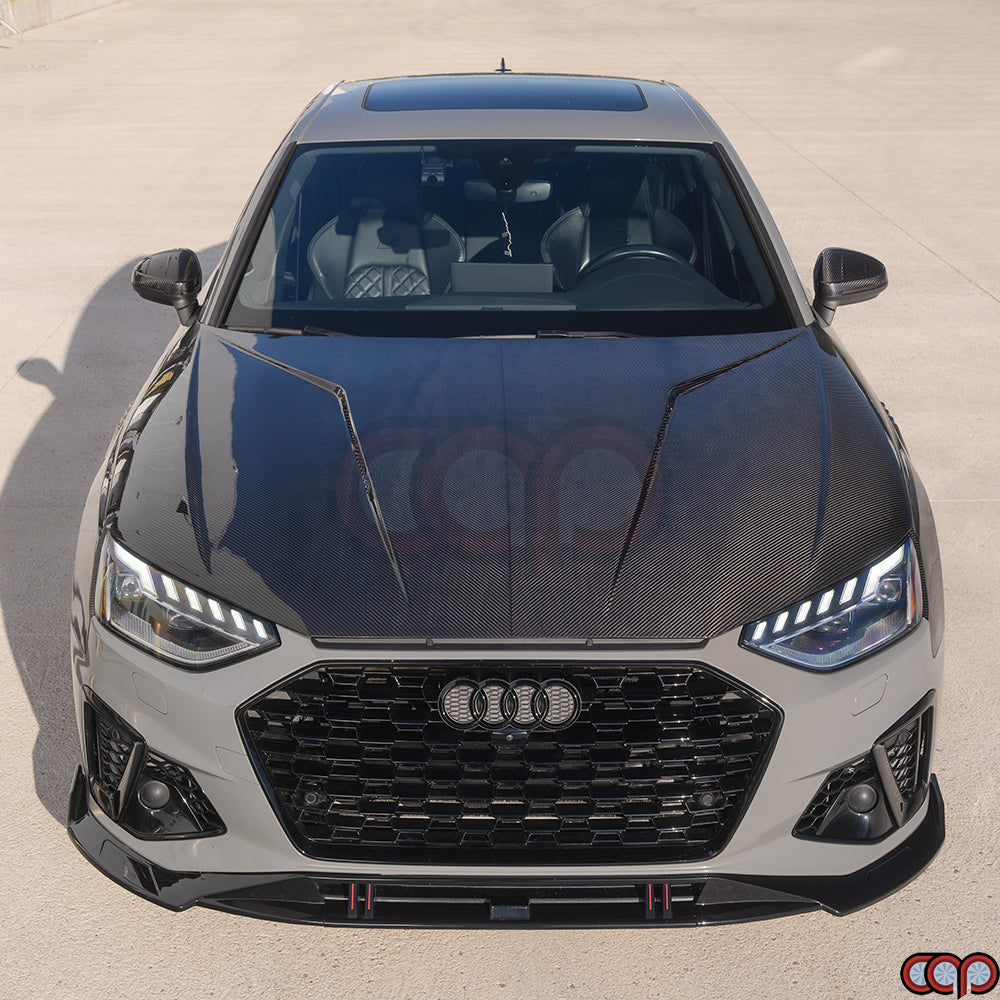 B9/B9.5 Dry Carbon Fiber Vented Hood | Audi B9/B9.5 A4, S4 | Canadian Auto Performance