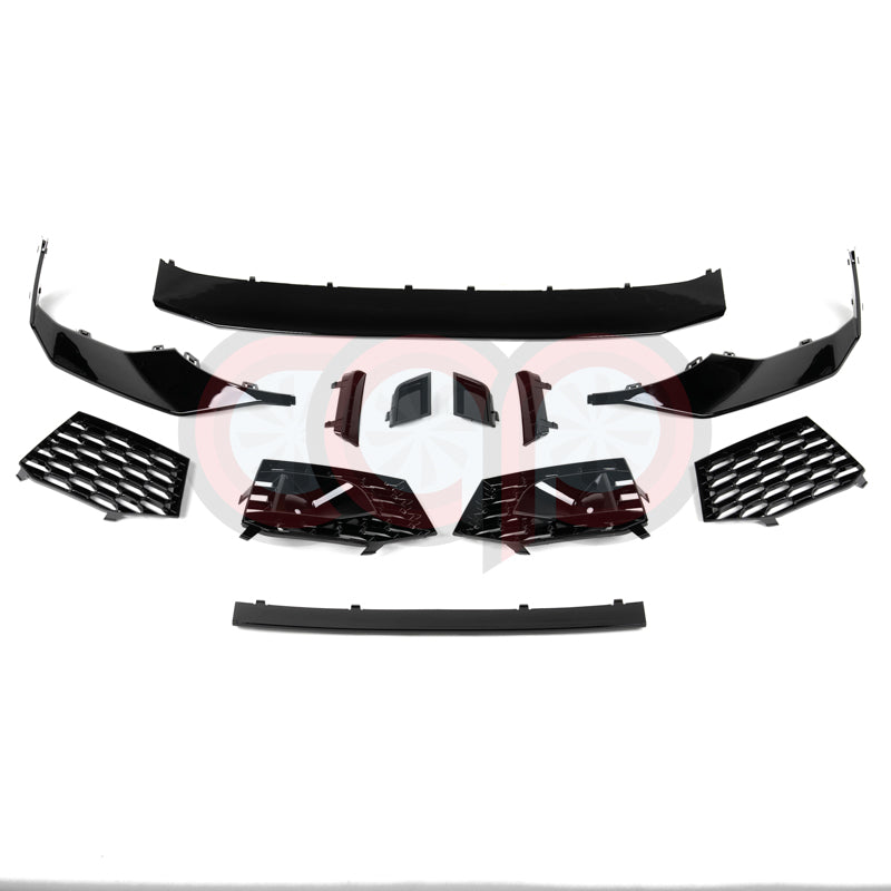 B9 Front Bumper RS4 Bumper V2 RS4 Grille Black Frame Black Mesh Both Styles Included Non-ACC | Audi B9 A4, S4 | Canadian Auto Performance