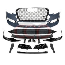 B9 Front Bumper RS4 Bumper V2 RS4 Grille Black Frame Black Mesh Both Styles Included Non-ACC | Audi B9 A4, S4 | Canadian Auto Performance