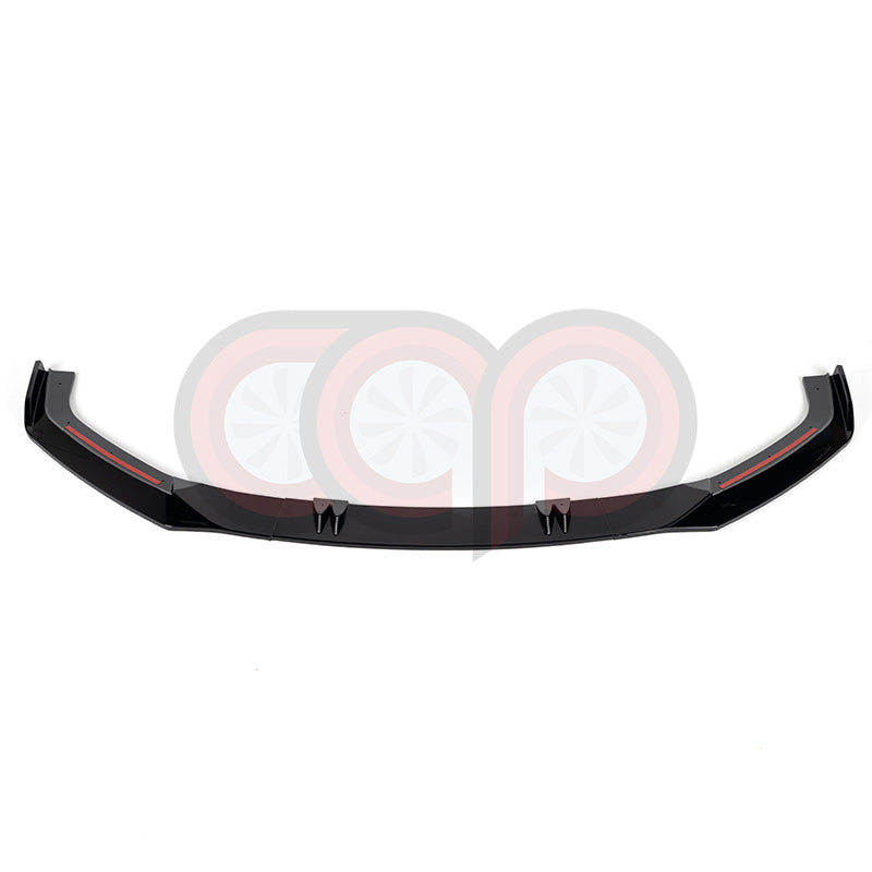 B9 Front Gloss Black Front Lip | Audi B9 A4, S4 equipped with CAP RS4 Bumper V1 | Canadian Auto Performance