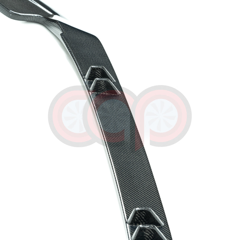 B9 Front Carbon Fiber Front Lip Real Carbon Fiber | Audi B9 A4  Equipped with CAP B9 RS4 Bumper V2, S4  Equipped with CAP B9 RS4 Bumper V2 | Canadian Auto Performance