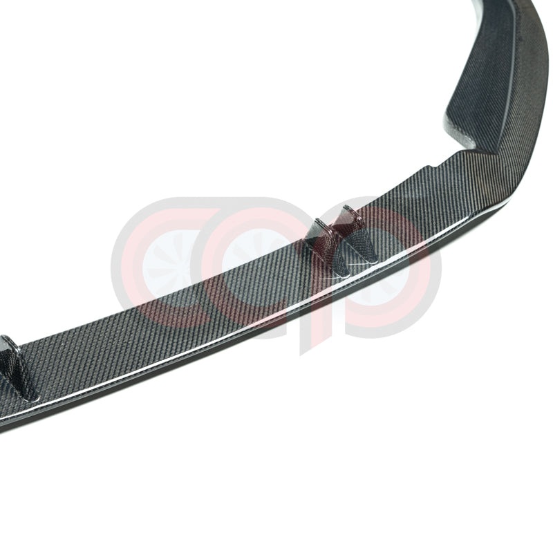 B9 Front Carbon Fiber Front Lip Real Carbon Fiber | Audi B9 A4  Equipped with CAP B9 RS4 Bumper V2, S4  Equipped with CAP B9 RS4 Bumper V2 | Canadian Auto Performance