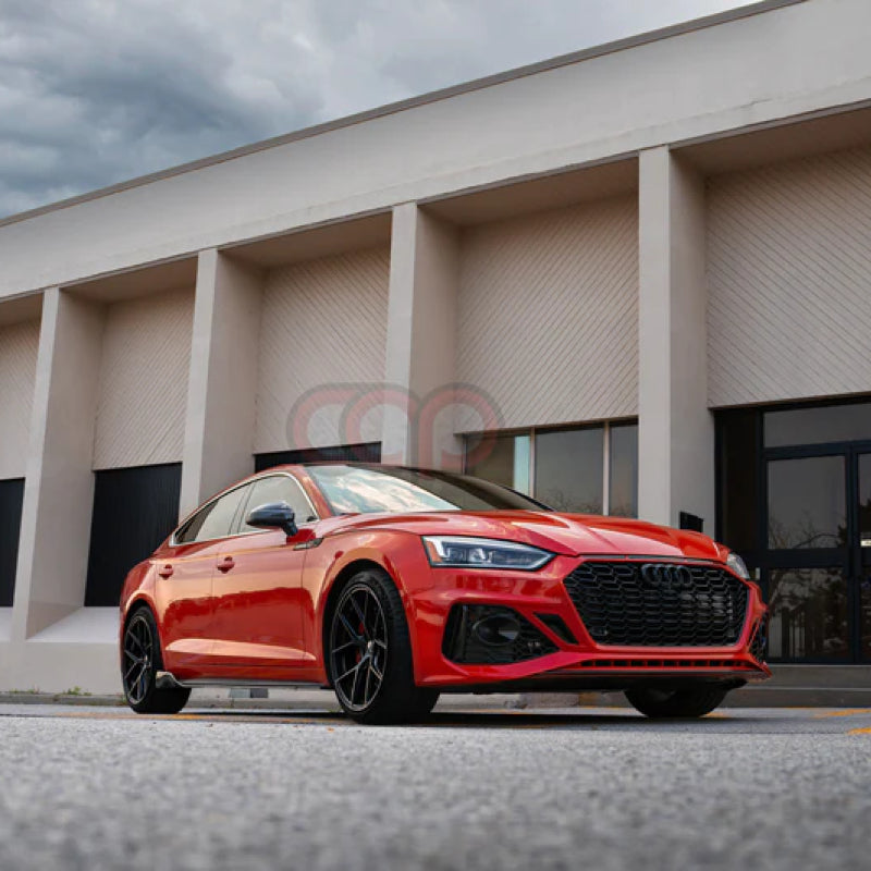 B9 Front Bumper 2023 B9.5 RS5 Bumper V3 B9.5 RS5 Style Grille Black Fame Black Mesh Both Styles Included Non-ACC | Audi B9 A5, S5 | Canadian Auto Performance