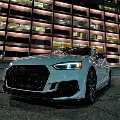 B9 Front Bumper RS5 Bumper V2 RS5 Grille Black Frame Black Mesh Both Styles Included Non-ACC | Audi B9 A5, S5 | Canadian Auto Performance