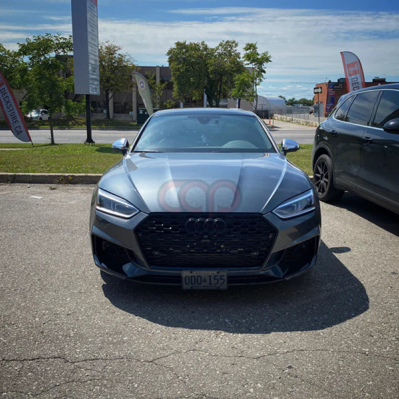 B9 Front Bumper RS5 Bumper V2 RS5 Grille Black Frame Black Mesh Both Styles Included Non-ACC | Audi B9 A5, S5 | Canadian Auto Performance