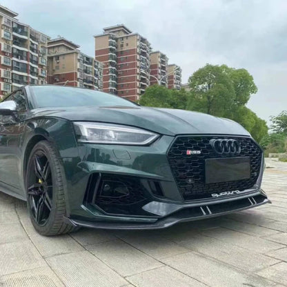 B9 Front Carbon Fiber Front Lip Real Carbon Fiber | Audi B9 A5, S5 Equipped with CAP RS5 Bumper V2 | Canadian Auto Performance