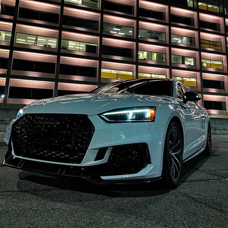 B9 Front Carbon Fiber Front Lip Real Carbon Fiber | Audi B9 A5, S5 Equipped with CAP RS5 Bumper V2 | Canadian Auto Performance