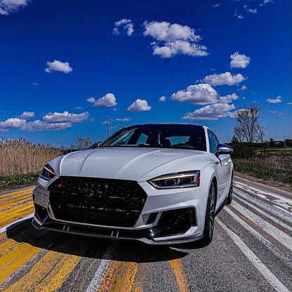 B9 Front Carbon Fiber Front Lip Real Carbon Fiber | Audi B9 A5, S5 Equipped with CAP RS5 Bumper V2 | Canadian Auto Performance