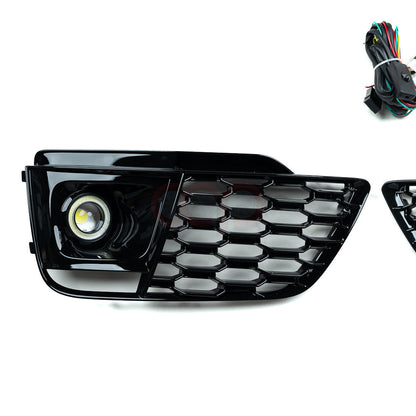 FY/B9 RS Honeycomb Fog Grilles V2 | Audi FY/B9 Q5 S-Line, SQ5 | Canadian Auto Performance