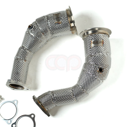 B9/B9.5 2.9T Downpipes Downpipes Heat Shielded | Audi B9/B9.5 RS4, RS5 2.9 TFSI | Canadian Auto Performance