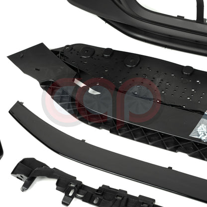 B9 Front Bumper 2023 B9.5 RS5 Bumper V3 B9.5 RS5 Style Grille Black Fame Black Mesh Both Styles Included Non-ACC | Audi B9 A5, S5 | Canadian Auto Performance