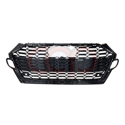 B9 Front Bumper 2023 B9.5 RS5 Bumper V3 B9.5 RS5 Style Grille Black Fame Black Mesh Both Styles Included Non-ACC | Audi B9 A5, S5 | Canadian Auto Performance