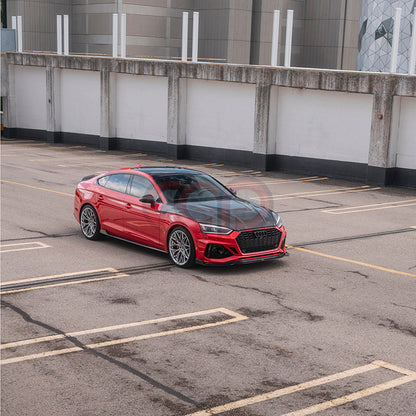 B9 Front Bumper 2023 B9.5 RS5 Bumper V3 B9.5 RS5 Style Grille Black Fame Black Mesh Both Styles Included Non-ACC | Audi B9 A5, S5 | Canadian Auto Performance