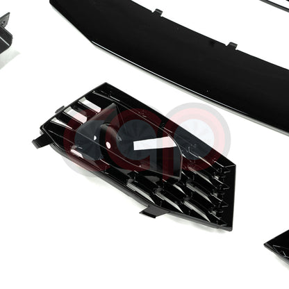 B9 Front Bumper RS5 Bumper V2 RS5 Grille Black Frame Black Mesh Both Styles Included Non-ACC | Audi B9 A5, S5 | Canadian Auto Performance