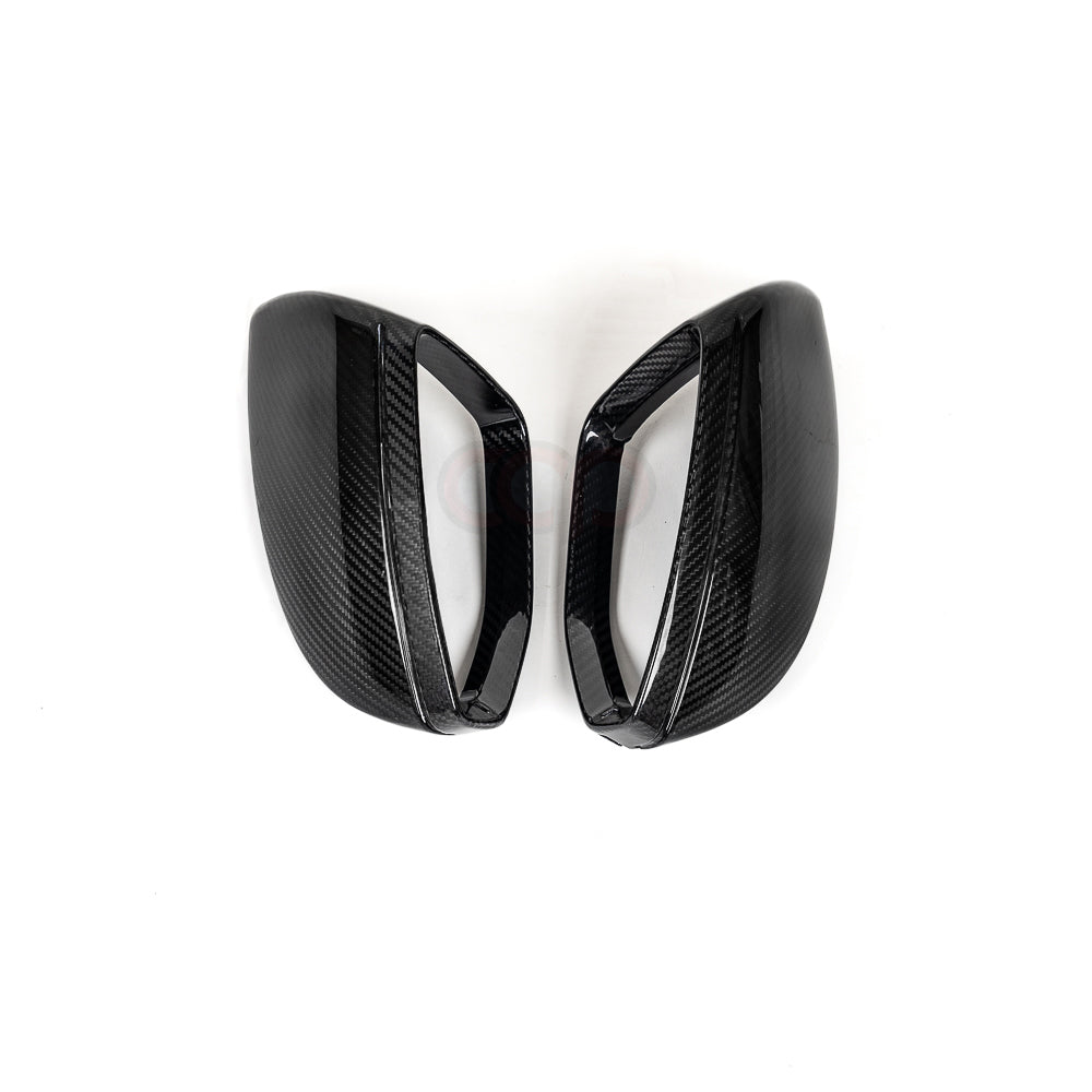 C8/D5 Dry Carbon Fiber Mirror Covers Pair Yes Side Assist | Audi C8/D5 A6, S6, RS6, A7, S7, RS7, A8, S8 | Canadian Auto Performance