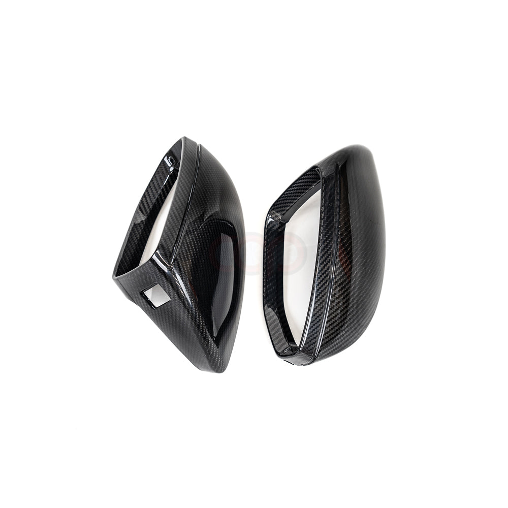 C8/D5 Dry Carbon Fiber Mirror Covers Pair Yes Side Assist | Audi C8/D5 A6, S6, RS6, A7, S7, RS7, A8, S8 | Canadian Auto Performance