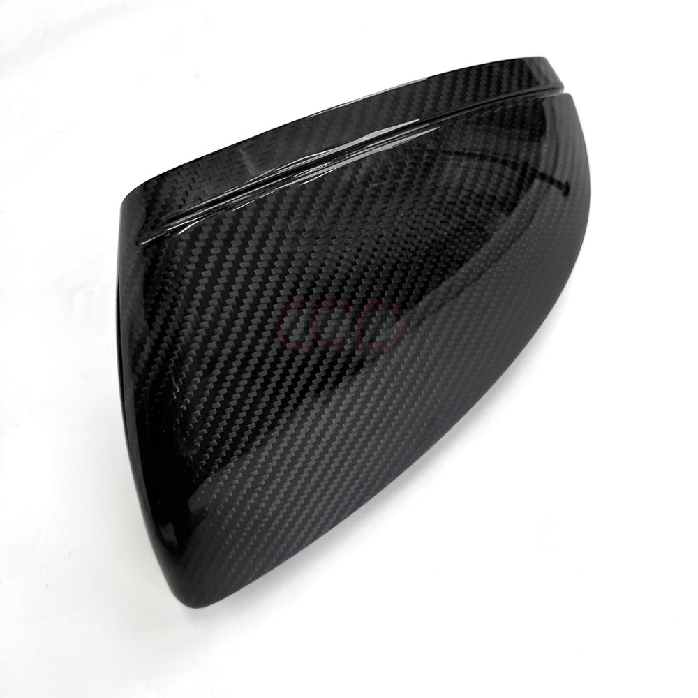 C8/D5 Dry Carbon Fiber Mirror Covers Pair Yes Side Assist | Audi C8/D5 A6, S6, RS6, A7, S7, RS7, A8, S8 | Canadian Auto Performance