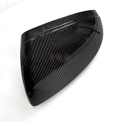 C8/D5 Dry Carbon Fiber Mirror Covers Pair Yes Side Assist | Audi C8/D5 A6, S6, RS6, A7, S7, RS7, A8, S8 | Canadian Auto Performance