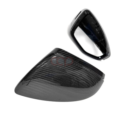 C8/D5 Dry Carbon Fiber Mirror Covers Pair Yes Side Assist | Audi C8/D5 A6, S6, RS6, A7, S7, RS7, A8, S8 | Canadian Auto Performance