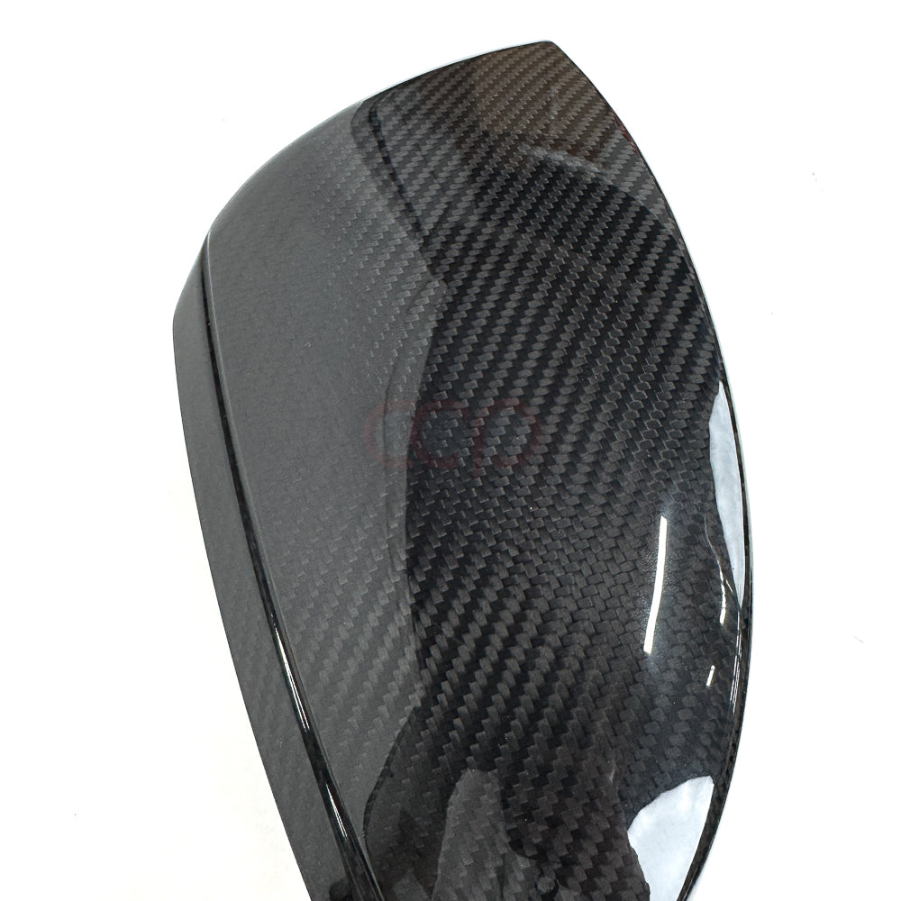C8/D5 Dry Carbon Fiber Mirror Covers Pair Yes Side Assist | Audi C8/D5 A6, S6, RS6, A7, S7, RS7, A8, S8 | Canadian Auto Performance