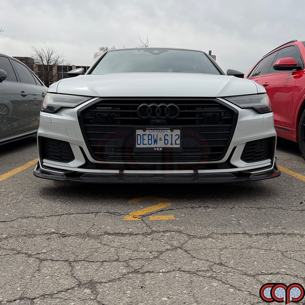 C8 Dry Carbon Fiber Front Lip | Audi C8 A6 S-Line, S6 | Canadian Auto Performance