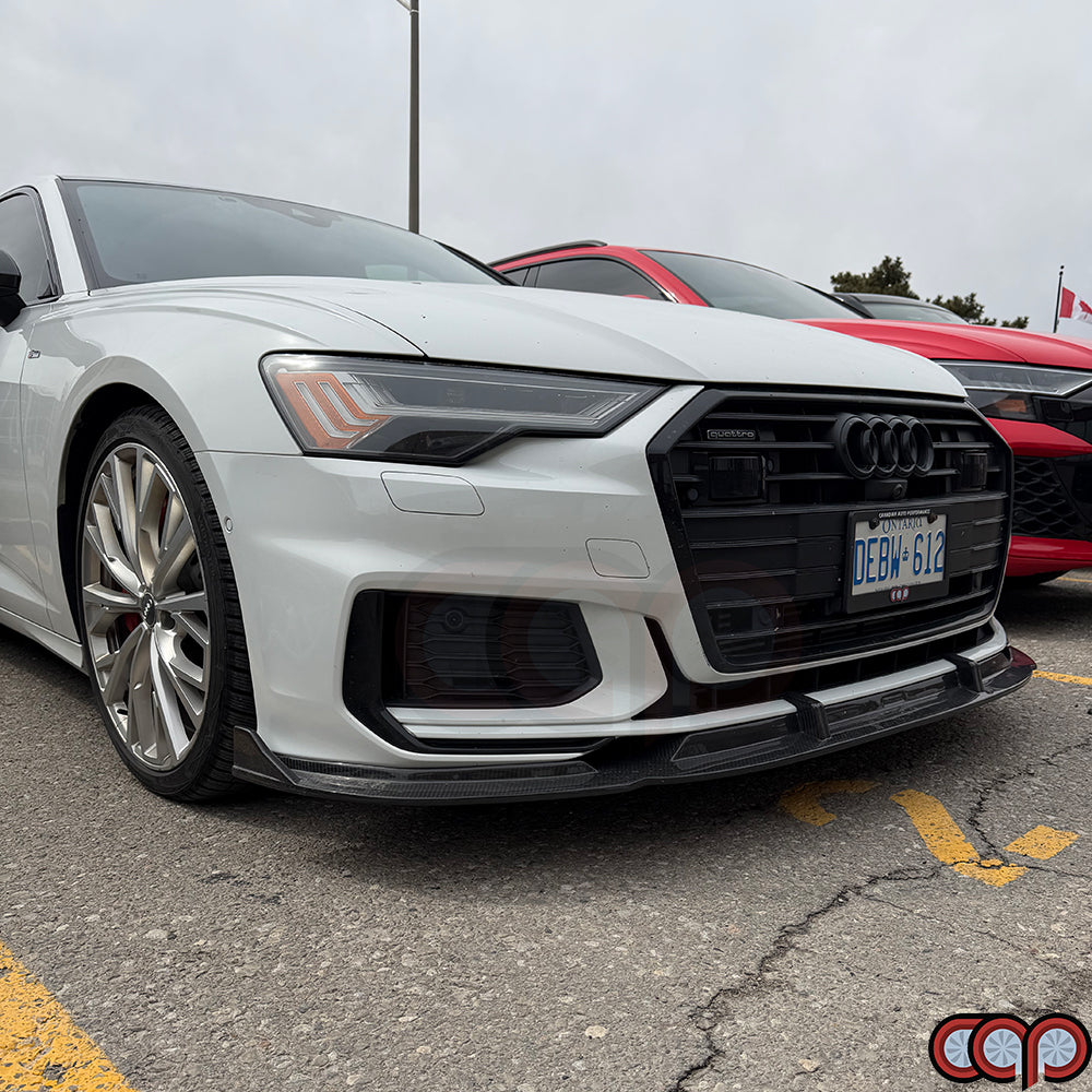C8 Dry Carbon Fiber Front Lip | Audi C8 A6 S-Line, S6 | Canadian Auto Performance