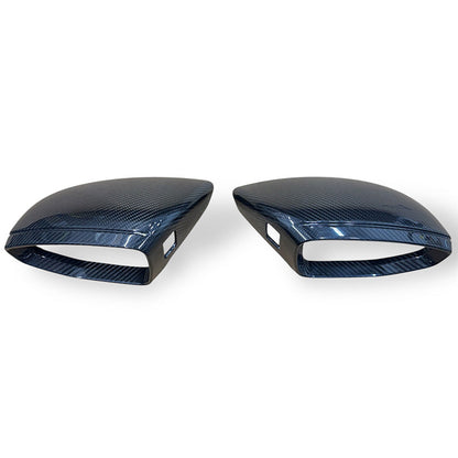 C8/D5 Dry Carbon Fiber Mirror Covers Pair Yes Side Assist | Audi C8/D5 A6, S6, RS6, A7, S7, RS7, A8, S8 | Canadian Auto Performance