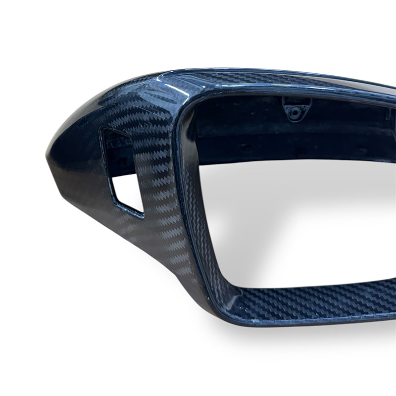 C8/D5 Dry Carbon Fiber Mirror Covers Pair Yes Side Assist | Audi C8/D5 A6, S6, RS6, A7, S7, RS7, A8, S8 | Canadian Auto Performance