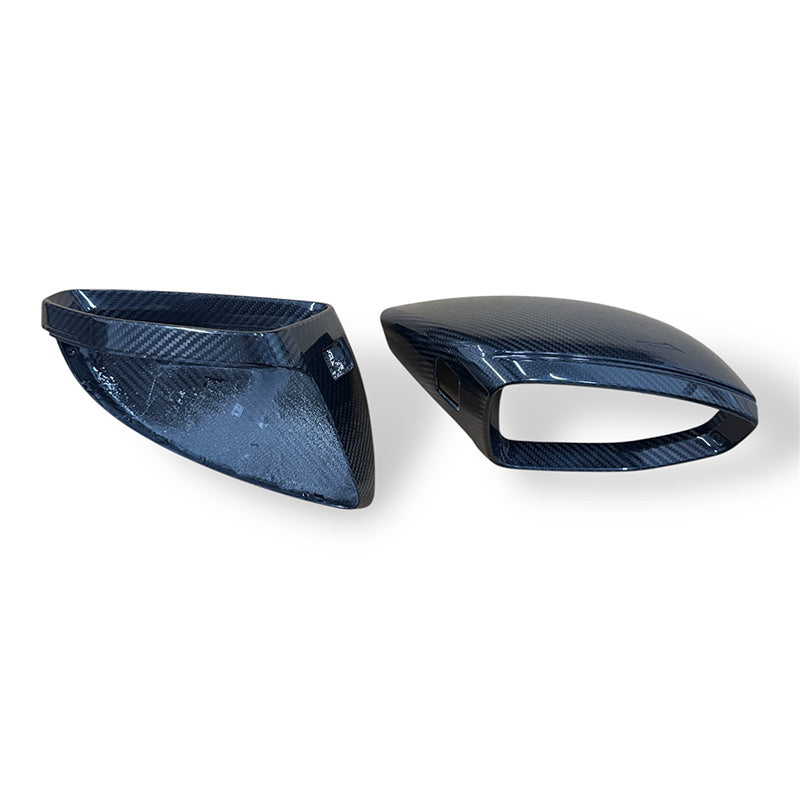 C8/D5 Dry Carbon Fiber Mirror Covers Pair Yes Side Assist | Audi C8/D5 A6, S6, RS6, A7, S7, RS7, A8, S8 | Canadian Auto Performance