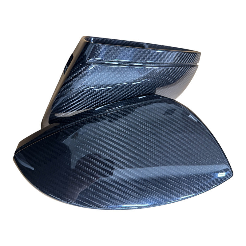 C8/D5 Dry Carbon Fiber Mirror Covers Pair Yes Side Assist | Audi C8/D5 A6, S6, RS6, A7, S7, RS7, A8, S8 | Canadian Auto Performance