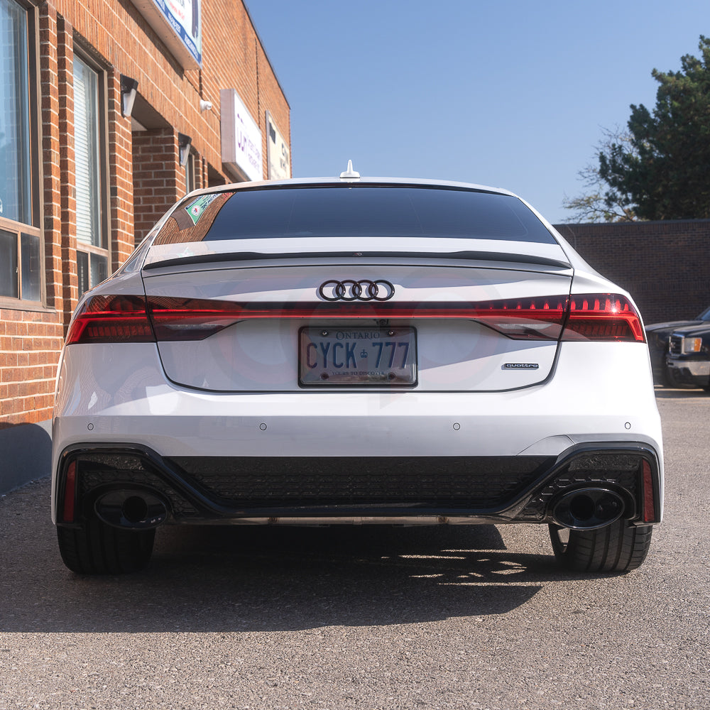 C8 Rear Bumper Diffuser Kit RS RS7 Rear Bumper Diffuser Kit | Audi C8 A7 Non S-Line, A7 S-Line, S7 | Canadian Auto Performance