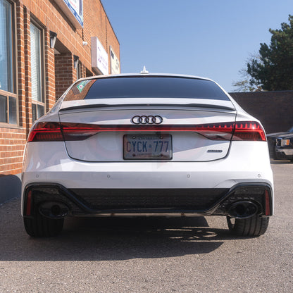 C8 Rear Bumper Diffuser Kit RS RS7 Rear Bumper Diffuser Kit | Audi C8 A7 Non S-Line, A7 S-Line, S7 | Canadian Auto Performance