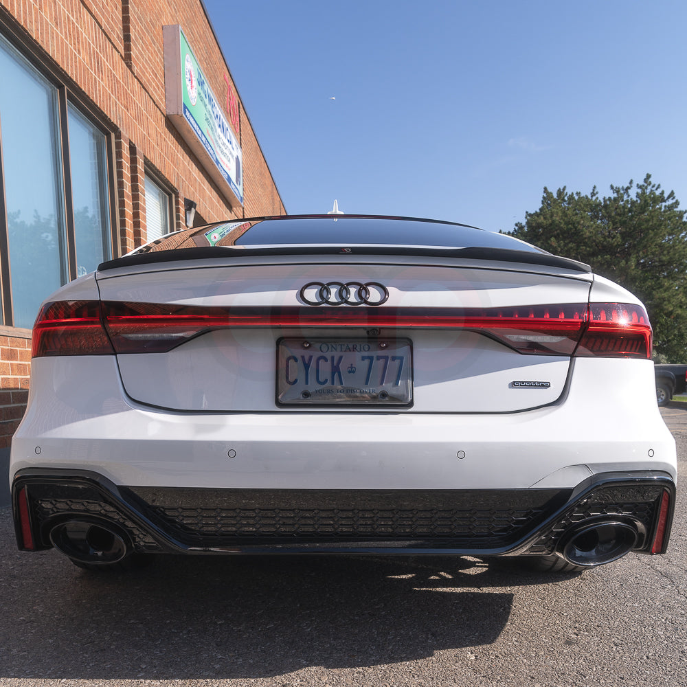 C8 Rear Bumper Diffuser Kit RS RS7 Rear Bumper Diffuser Kit | Audi C8 A7 Non S-Line, A7 S-Line, S7 | Canadian Auto Performance