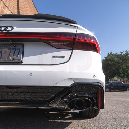 C8 Rear Bumper Diffuser Kit RS RS7 Rear Bumper Diffuser Kit | Audi C8 A7 Non S-Line, A7 S-Line, S7 | Canadian Auto Performance