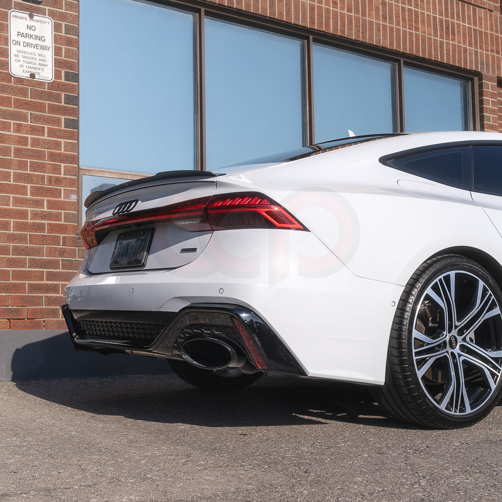 C8 Rear Bumper Diffuser Kit RS RS7 Rear Bumper Diffuser Kit | Audi C8 A7 Non S-Line, A7 S-Line, S7 | Canadian Auto Performance
