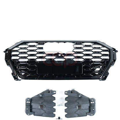 F3 RSQ3 Honeycomb Grille V2 Black Frame Black Mesh | Audi F3 Q3 | Canadian Auto Performance