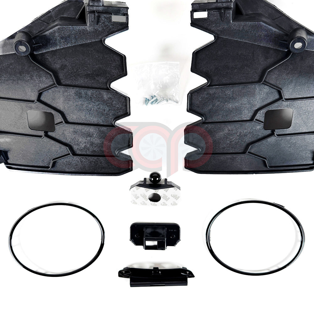 F3 RSQ3 Honeycomb Grille V2 Black Frame Black Mesh | Audi F3 Q3 | Canadian Auto Performance