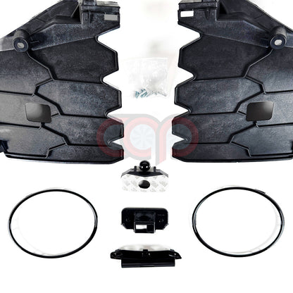F3 RSQ3 Honeycomb Grille V2 Black Frame Black Mesh | Audi F3 Q3 | Canadian Auto Performance