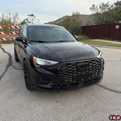 F3 RSQ3 Honeycomb Grille V2 Black Frame Black Mesh | Audi F3 Q3 | Canadian Auto Performance