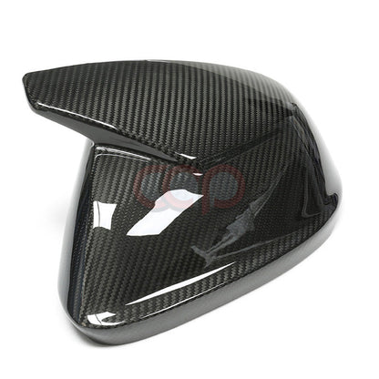 4M B9 Dry Carbon Fiber Stick-On Mirror Covers Pair V2 Side Assist | Audi 4M Q8, SQ8, RSQ8 | Canadian Auto Performance