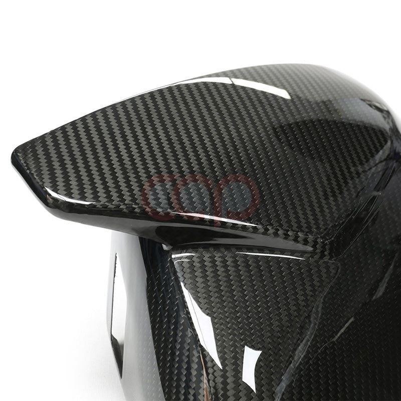 4M B9 Dry Carbon Fiber Stick-On Mirror Covers Pair V2 Side Assist | Audi 4M Q8, SQ8, RSQ8 | Canadian Auto Performance