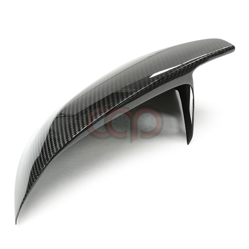 4M B9 Dry Carbon Fiber Stick-On Mirror Covers Pair V2 Side Assist | Audi 4M Q8, SQ8, RSQ8 | Canadian Auto Performance
